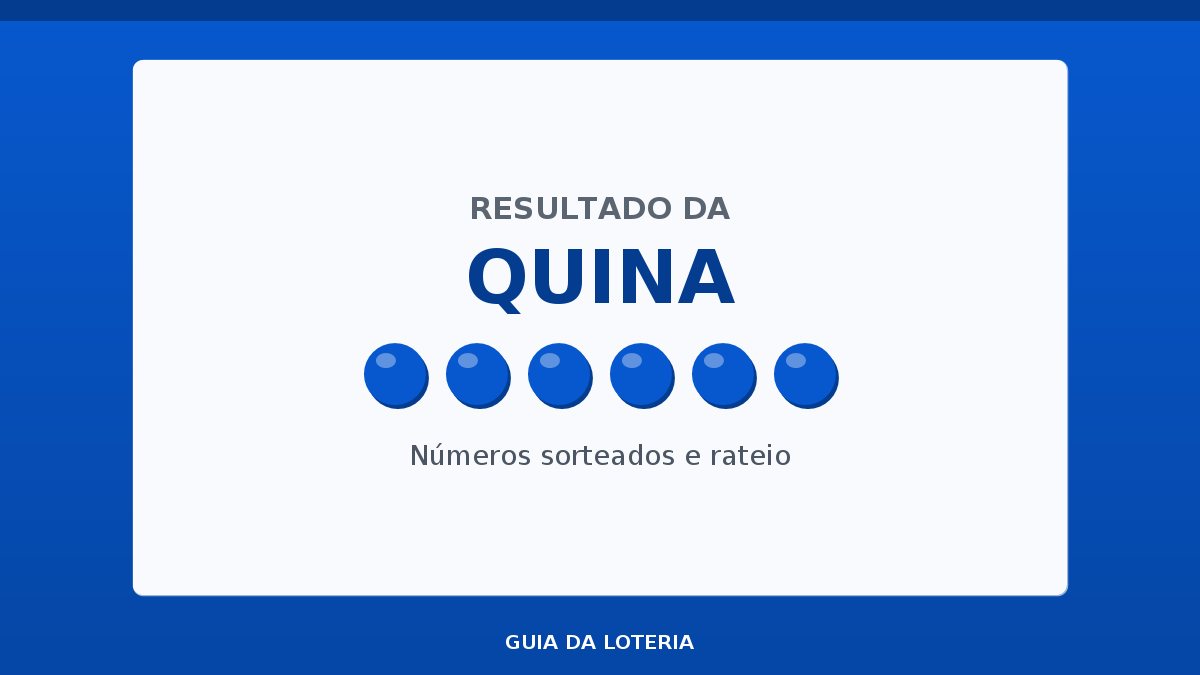 Resultado da Quina concurso 7142